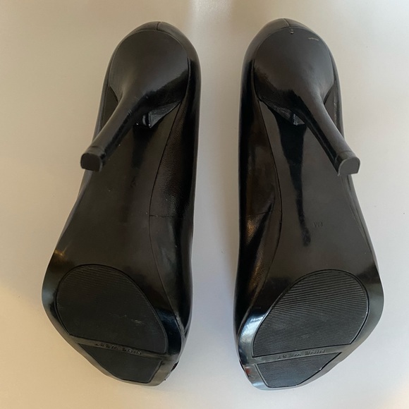 Nine West black 4” peep toe heels NWOT - Picture 6 of 6